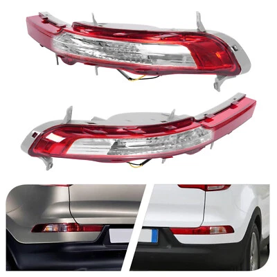 Pair Rear Bumper Fog Light Fog Lamp Left & Right Side For Kia Sportage 2011-2016 Foto 1 de 4