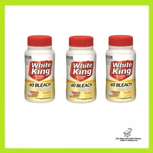 3 x White King Bleach Tablets Lemon 40pk - Picture 1 of 1