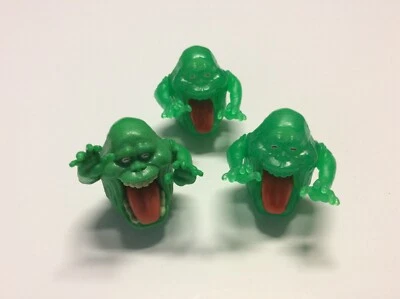 Ghostbusters Ecto Minis Slimer 2 Translucent 1 Solid 1.5" Mattel Classic Series - Image 1 of 4