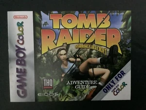 Tomb Raider Protagonizada por Lara Croft Game Boy Color Nintendo Manual Solo - Buen Estado - Imagen 1 de 4