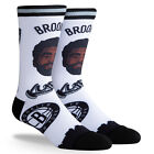 Neu! Kyrie Irving Brooklyn Nets NBA PKWY Pins Crew Socken groß passt 6-12