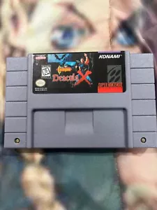 Castlevania: Dracula X (Nintendo SNES, 1995) Clean - Picture 1 of 9