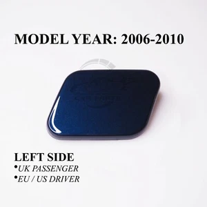 Left Side Headlight Washer Cover For Nissan Qashqai J10 2006-2010 Dark Blue BW9 - Picture 1 of 6