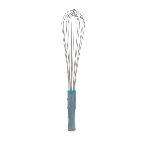 Vollrath Jacob's Pride French Whip Aqua Stainless Steel Wire Nylon Handle 18" L - Image 1 of 1