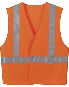 Herren Big N Tall hochwertige vertikale Streifen Sicherheitsweste 4XL / 5XL - Bild 1 von 3