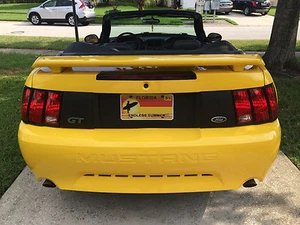 Ford Mustang Rear Black Out Vinyl Decal Deck Lid Trunk Panel 2001 2002 Blackout - Picture 1 of 3
