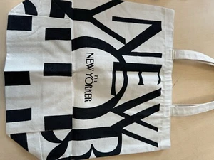 The New Yorker Magazine Tote Bag NY Logo Canvas Cotton NEW - Picture 1 of 2