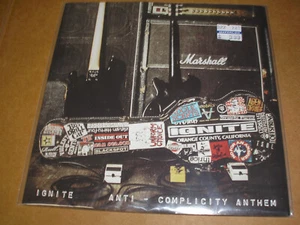 Ignite - Anti-Complicity Anthem 7" single new Revelation green vinyl punk - Picture 1 of 2