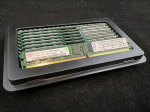 Lot of 10 2GB DDR2 PC2-5300P 667MHZ 667 5300P 240PIN DIMM ECC-REG RDIMM 1RX4 VLP - Picture 1 of 3