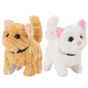 Juguete de peluche suave gato robot electrónico animal lindo gatito encantador para niños - Imagen 1 de 13