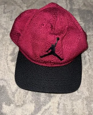 Air Jordan Jumpman Infantil Rojo Negro Ajustable Infantil Sombrero/Gorra Foto 1 de 3