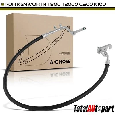 Manguera de línea de descarga de refrigerante de aire acondicionado para Kenworth C500 C550 K100 T270 T300 T400 Foto 1 de 4