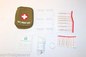 First Aid Kit Emergency Medical Survival Pouch Survival Backpacking OD Green  - Picture 1 of 1