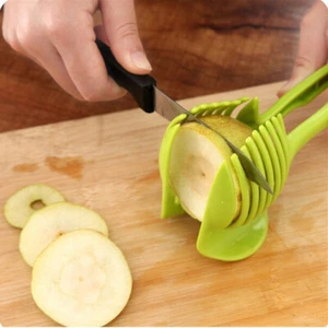 Kitchen Handheld Circular Clip Fashion Tool For Lemon Slices Tomato Slicer - Picture 1 of 4