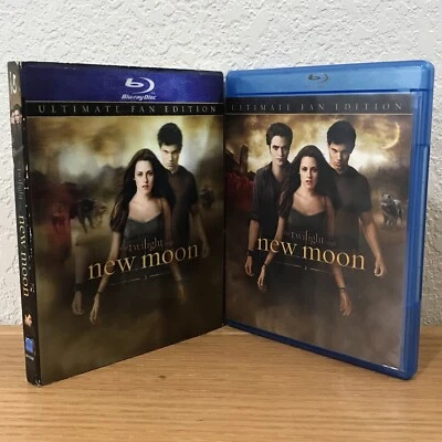 Twilight Saga New Moon (Blu-Ray, 2010) Ultimate Fan Edition Lenticular Slipcover Foto 1 de 4