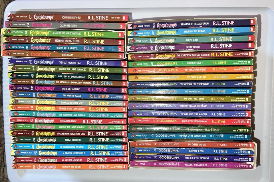 Goosebumps RL Stein Vintage 90's First Print Scholastic Book lot + Give Yourself Foto 1 de 4