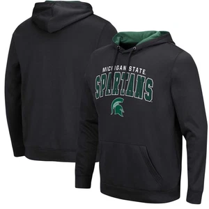 Herren Kolosseum schwarz Michigan State Spartans Widerstand-Pullover Hoodie - Bild 1 von 3