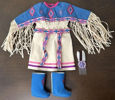 Kaya’s Pow Wow Dress III Of Today Kaya American Girl Complete Outfit Retired - Image 1 of 4