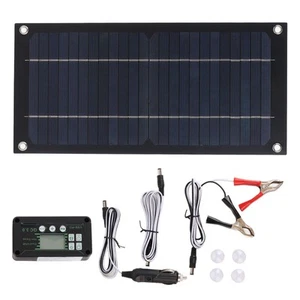 600W 100A Solar Panel Charge Controller Solar Panel Monocrystal Silicon Kit s3e4 - Picture 1 of 11