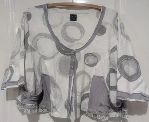 Tara Vao Cropped Light Jacket Size L - Picture 1 of 6
