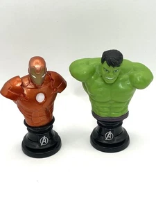 Greenbrier Marvel Hulk & Iron Man statuine stile busto pezzi di ricambio per scacchi - Foto 1 di 10