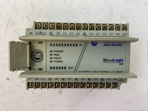 ALLEN BRADLEY 1761-L16BWA SER E FRN 1.0 MICROLOGIX 1000 CONTROLLER - Bild 1 von 6