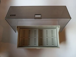 Vintage Mediamate Floppy Disc 5.25" Box Case Holder With Inserts - Picture 1 of 4