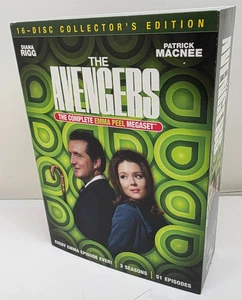 The Avengers Collectors Edition DVD Set Complete Emma Peel Megaset 16 Disc - Imagen 1 de 22