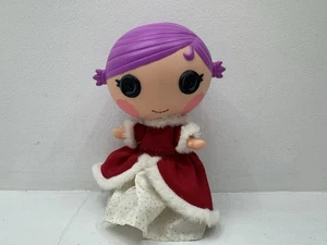 Lalaloopsy Littles Squirt Lil Top Puppe lila Haare im Weihnachtskleid - Bild 1 von 10