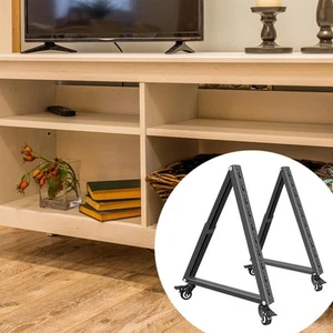 Low Height Mobile TV Stand Steel Mobile TV Cart for Office Exhibitions Stage - Picture 1 of 7