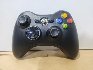Controller Wireless Microsoft Xbox 360 Nero, OEM, tutto testato funzionante - Foto 1 di 9