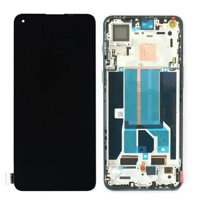 OLED Touch Screen Digitizer Assembly with Frame For Oneplus Nord 2 5G Repair DIY - Image 1 of 2