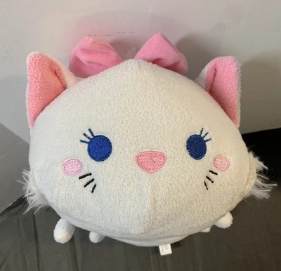Disney Store Aristocats Marie Kitten Rosa Arco Tsum Tsum Peluche 12” Largo USADO Foto 1 de 4