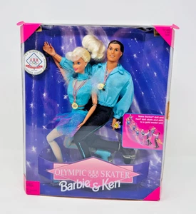 1997 Olympia Skating Barbie und Ken Puppe Geschenkset 18726 Neu im Karton - Bild 1 von 8