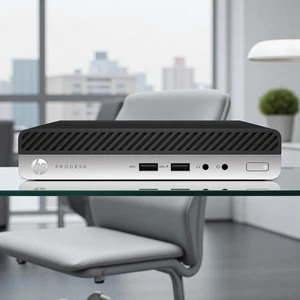HP ProDesk Mini 6-Core i5 32GB 1TB NVMe SSD Wi-Fi HDMI 400 G4 Windows 11 Pro - Picture 1 of 9