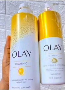 Olay Vitamin C Body Lotion, 502ml, and Shower Gel, 591ml - Picture 1 of 1