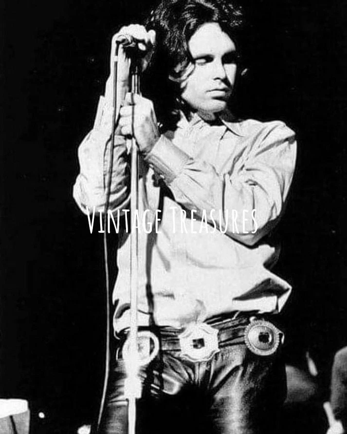 The Doors' Jim Morrison On Stage in Concert Photo Print Poster Wall Art - Image 1 of 1