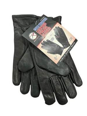 Guantes de policía de cuero para clima frío Rothco 4472 XL - negros NUEVOS CON ETIQUETAS Foto 1 de 2