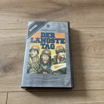 VHS Videokassette - Der längste Tag - Kriegsfilm - FOX Video - VHS - Bild 1 von 4