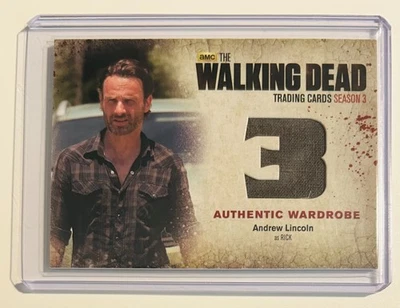 THE WALKING DEAD Season 3 Andrew Lincoln as RICK Authentic Wardrobe Card M49 - Image 1 of 2