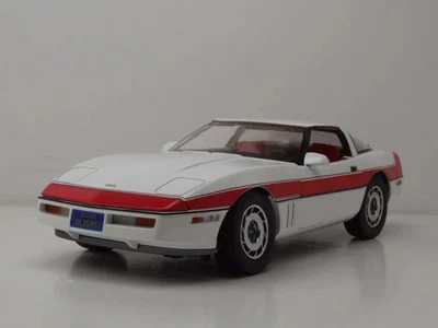 Chevrolet Corvette C4 1984 bianco rosso A-Team 1:18 Greenlight 13532 - Immagine 1 di 4