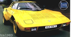 1973/1974/1975 LANCIA STRATOS SPEC SHEET/Brochure/ - Picture 1 of 4