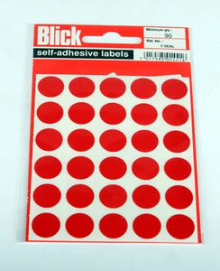 Blick Labels 2 Company Seals Pack 90 - Picture 1 of 1
