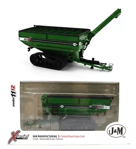 2024 SPECCAST 1:64 *J&M* GREEN Model X1112 *GRAIN CART* w/TRACKS NIB! - Picture 1 of 4