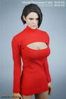 1:6 JO21X-22E Red T-shirt Dress Clothes Fit 12" Female Phicen TBL JO Figure Doll