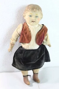 Antike 1914 moderne Spielzeugfirma (M.T. Co.) Kompositionscharakterpuppe - Bild 1 von 7