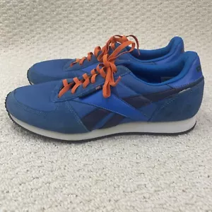 Reebok Royal Classic Jogger Herren Größe 8,5 blau orange sportliche Komfortschuhe - Bild 1 von 12