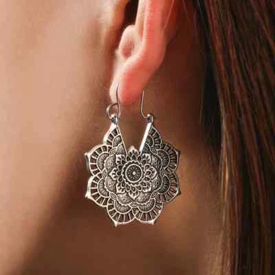 Ohrringe Ohrstecker Ohrschmuck Damen Bohemien Ohrringe Frauen Gold Silber - Bild 1 von 4