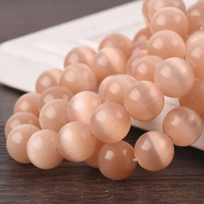 Lote de cuentas sueltas de cristal ojo de gato redondas de 4/6/8/10/12/14/16 mm Foto 1 de 4