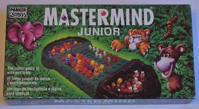Mastermind Junior 1994 Board Game 2 pieces missing Used Family Parker - Image 1 of 4